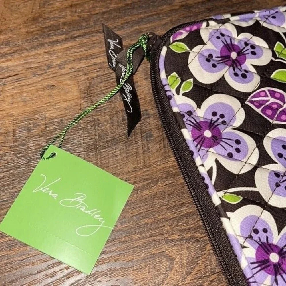 Vera Bradley Tablet Sleeve Plum Petals NWT - Picture 3 of 4